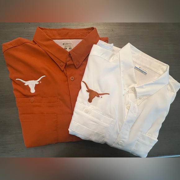 Texas Longhorns Columbia shirt bundle (MENS XL FOR BOTH) - Picture 1 of 4